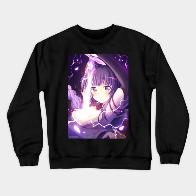 Rinko Shirokane (Raiden Shogun) Crewneck Sweatshirt by Despuntater